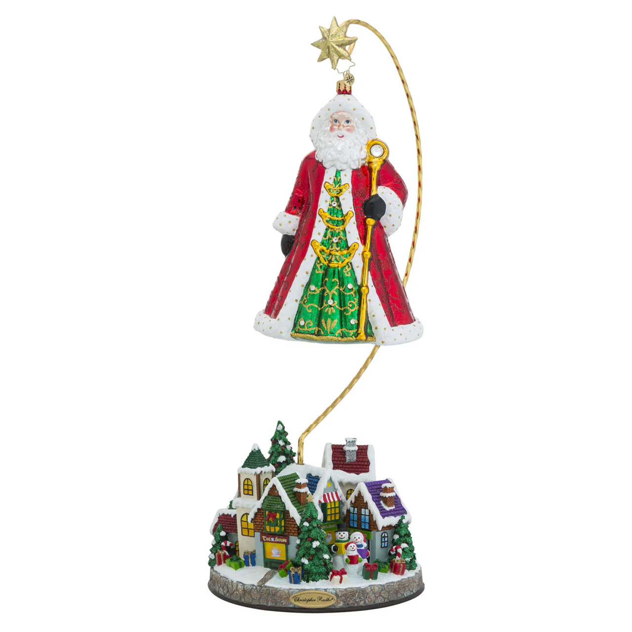Christmas Village Ornament Stand, 15"
