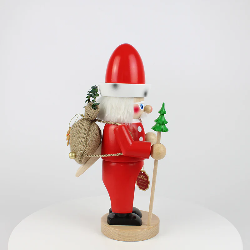 Chubby Santa Claus Nutcracker Figurine, 13" - Image 3