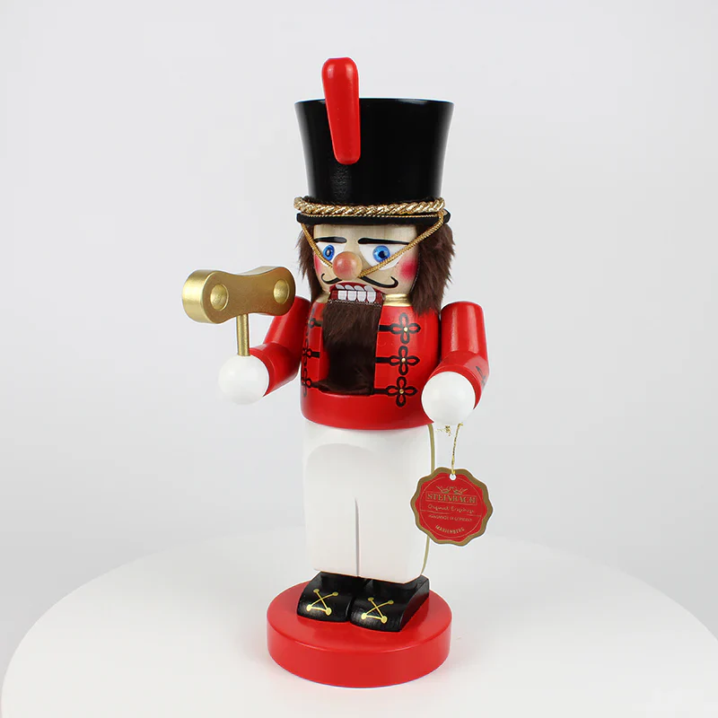 Chubby Toy Soldier Nutcracker Figurine, 12" - Image 2