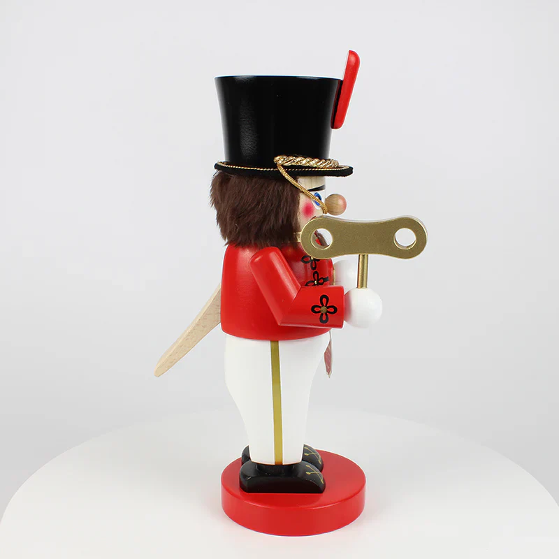 Chubby Toy Soldier Nutcracker Figurine, 12" - Image 5
