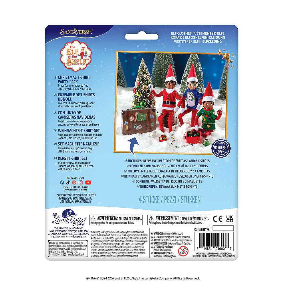 Claus Couture Collection® Christmas T-Shirt Party Pack - Image 7