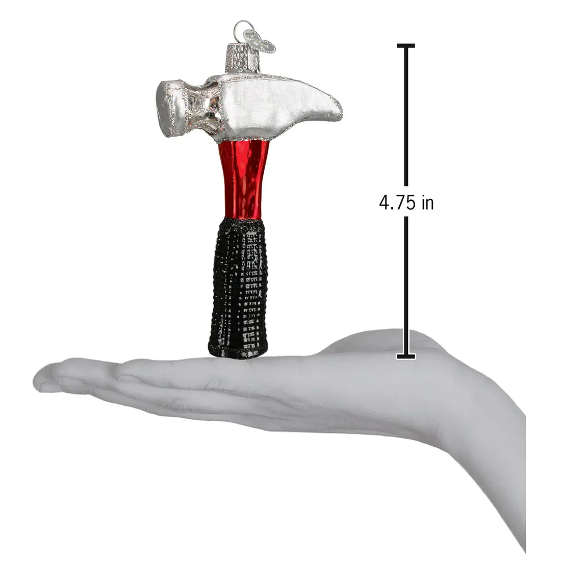 Claw Hammer Glass Ornament - Image 3