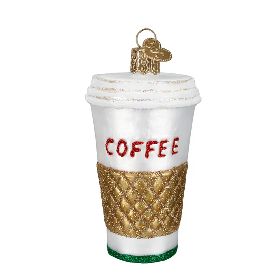 Coffee To Go Ornament, 3.5" - Image 2