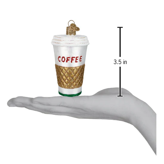 Coffee To Go Ornament, 3.5" - Image 3