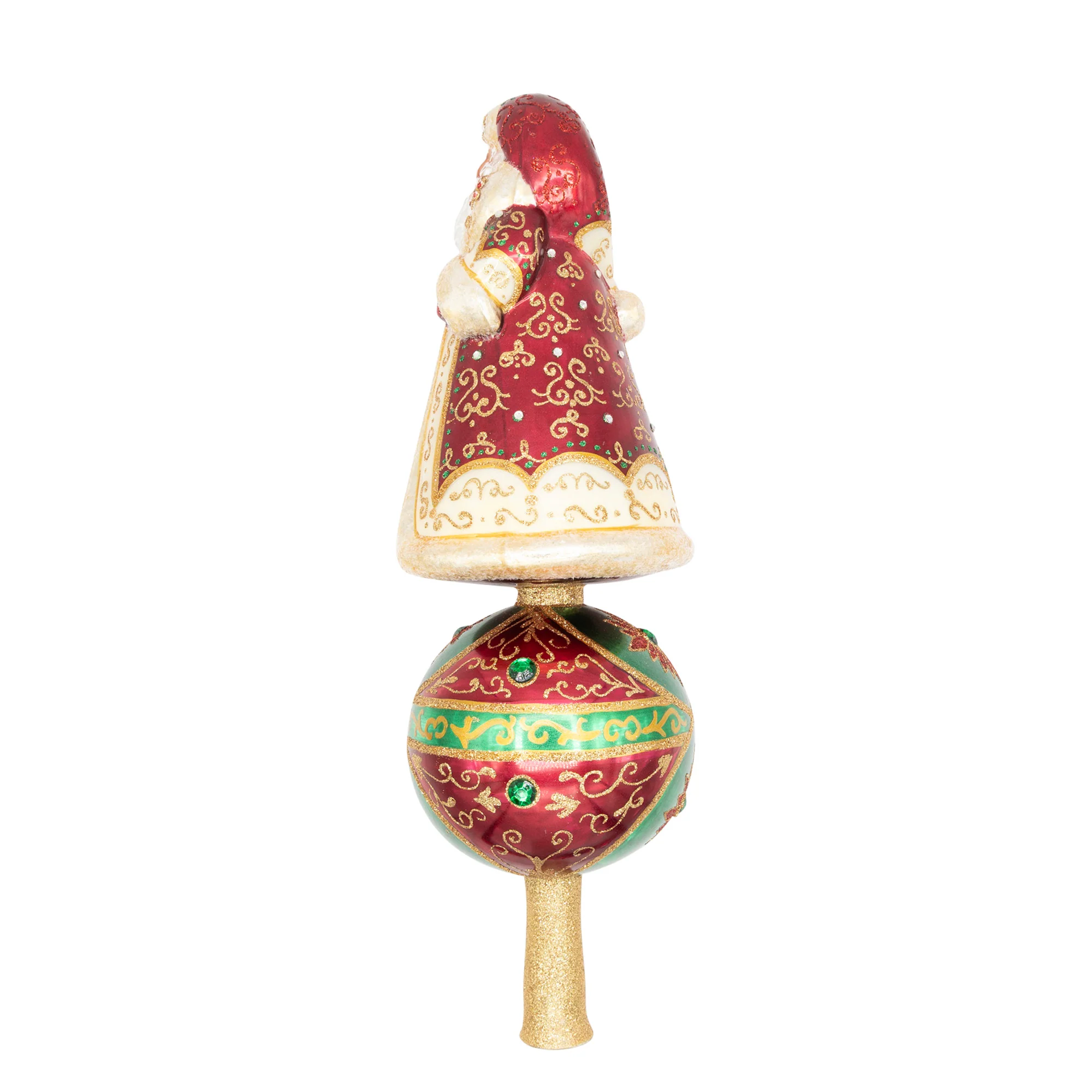 Crown Of Christmas Santa Finial, 14" - Image 3