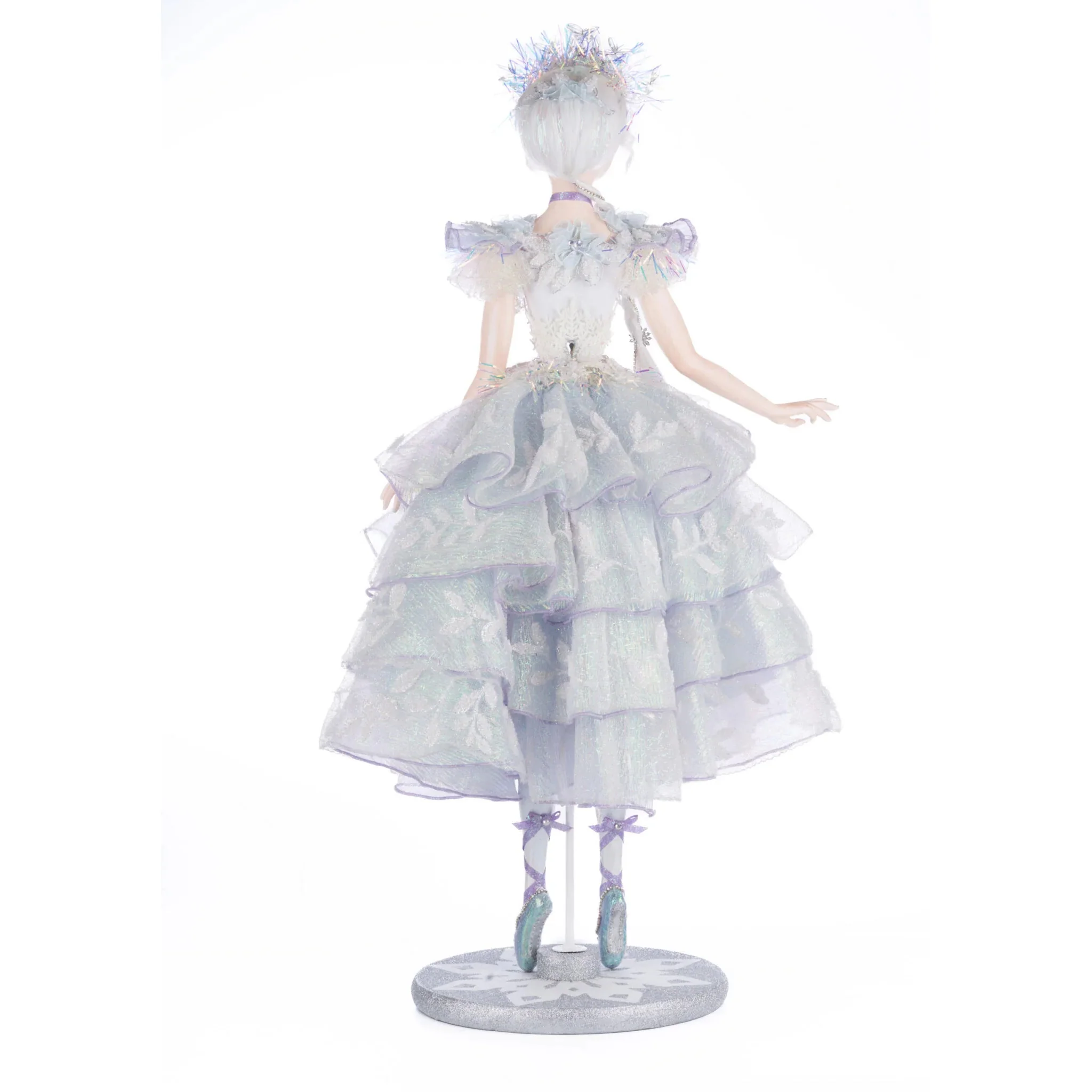 Crystalline Winter Ballerina Figurine, 29" - Image 3