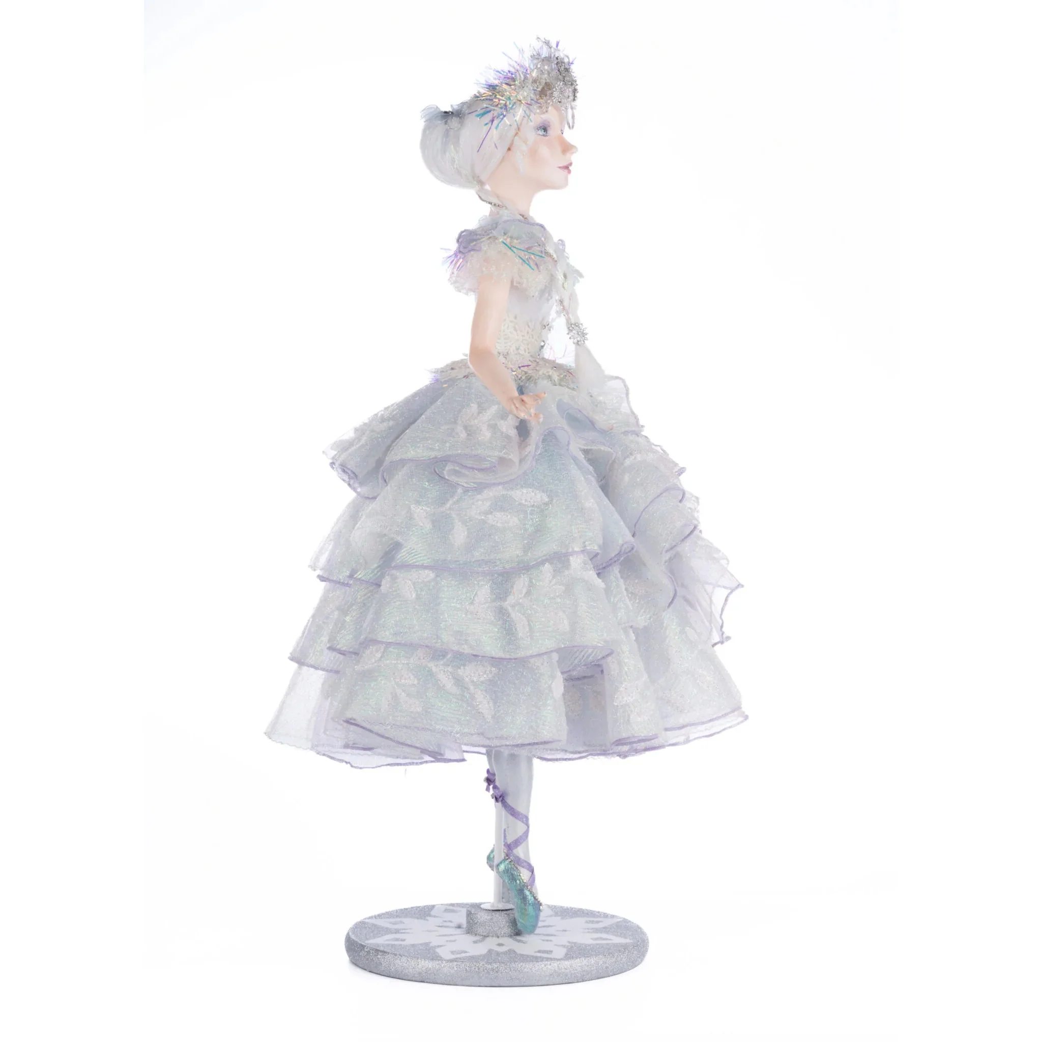 Crystalline Winter Ballerina Figurine, 29" - Image 4