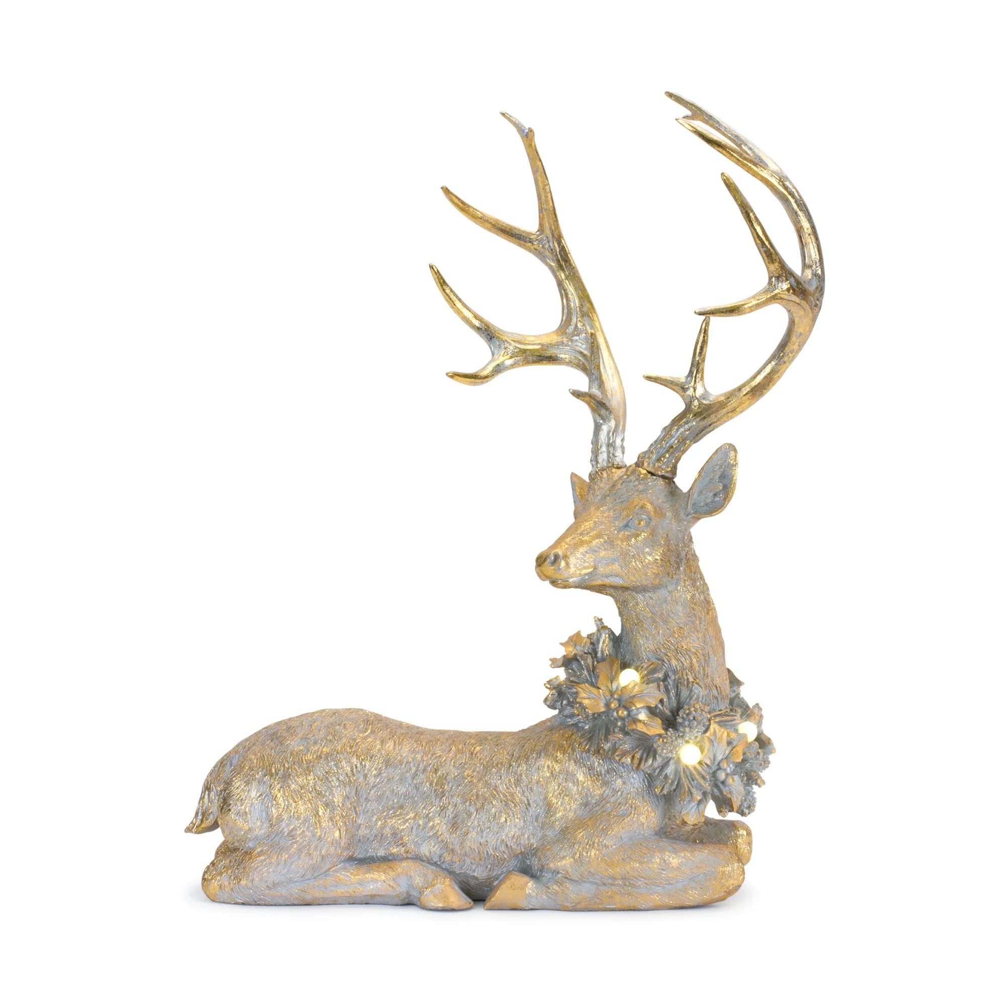 Resin Deer w/LED Light Figurine, 21.75" (2 Styles - sold individually) - Image 6