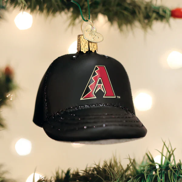 Diamondbacks Baseball Cap Ornament, 2.25"