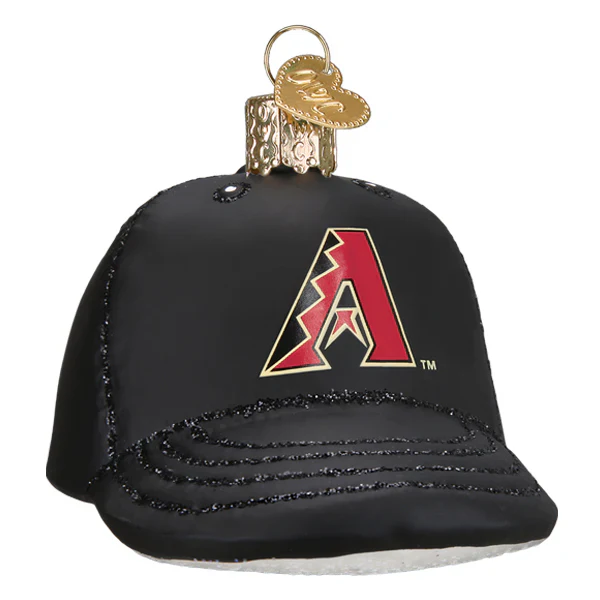 Diamondbacks Baseball Cap Ornament, 2.25" - Image 2