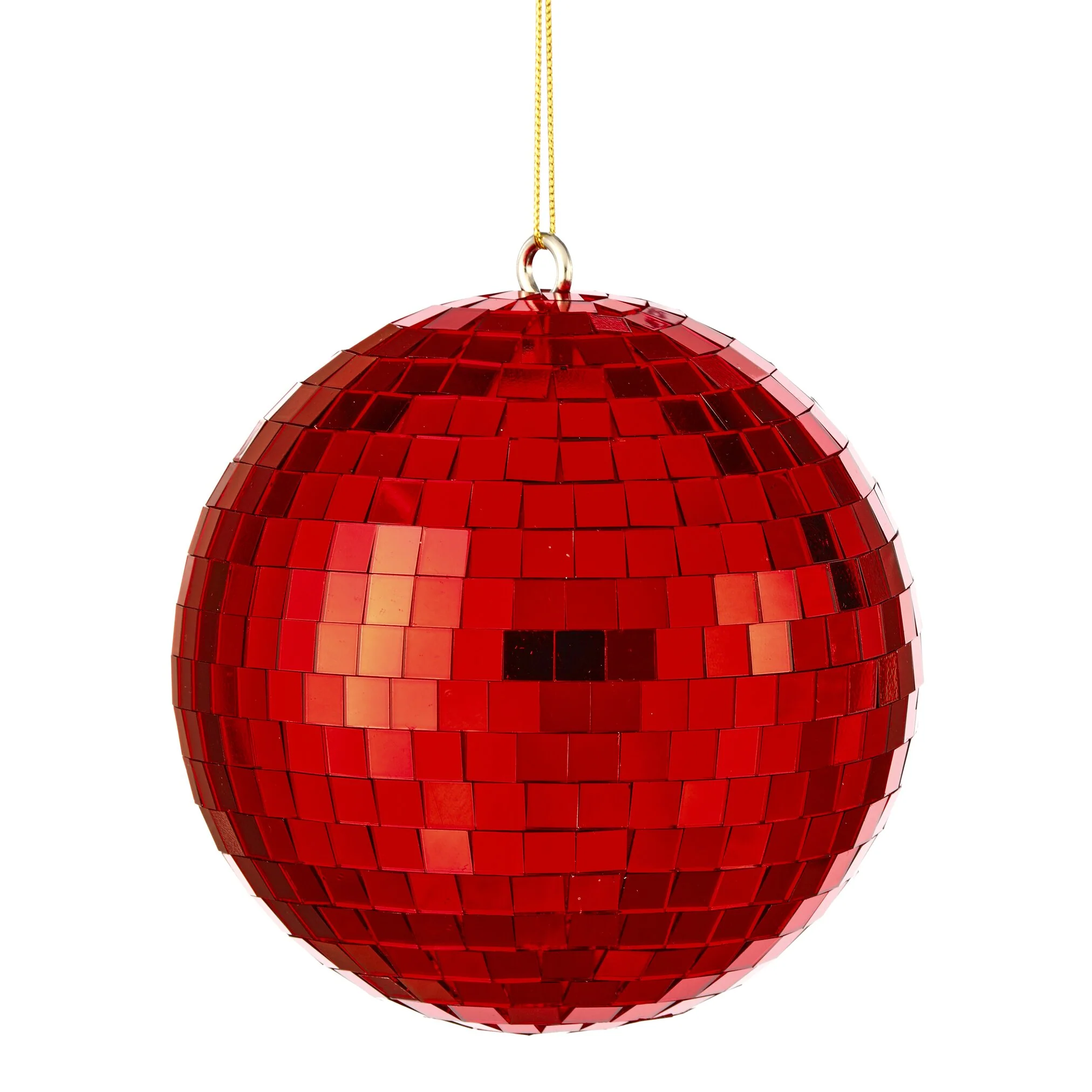Disco Mirror Ball Ornament, 6"
