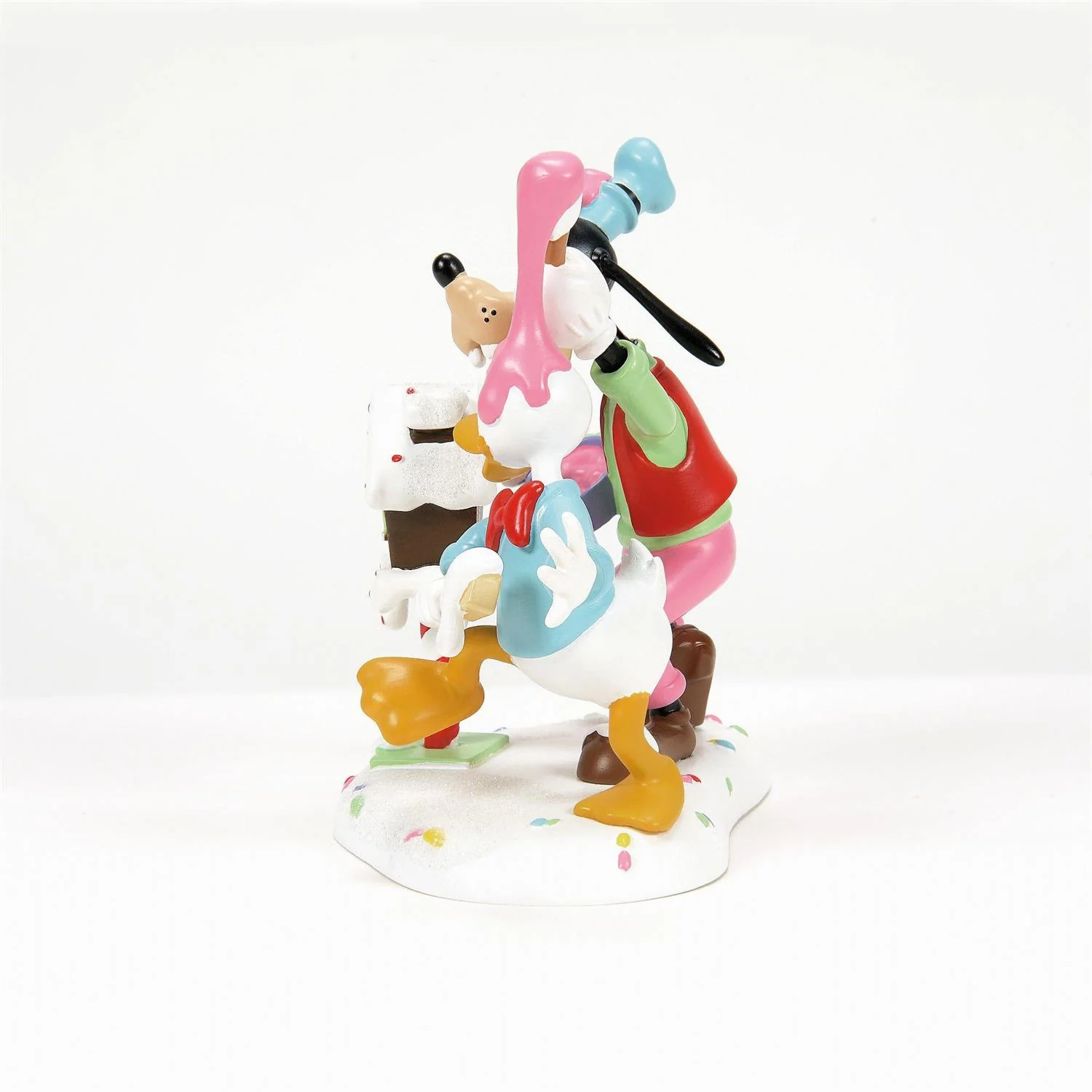 Disney Village - Goofy & Donald Make A Mess Figurine - Image 2