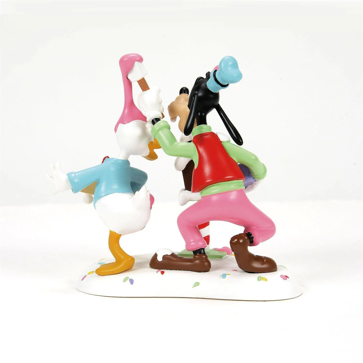 Disney Village - Goofy & Donald Make A Mess Figurine - Image 3