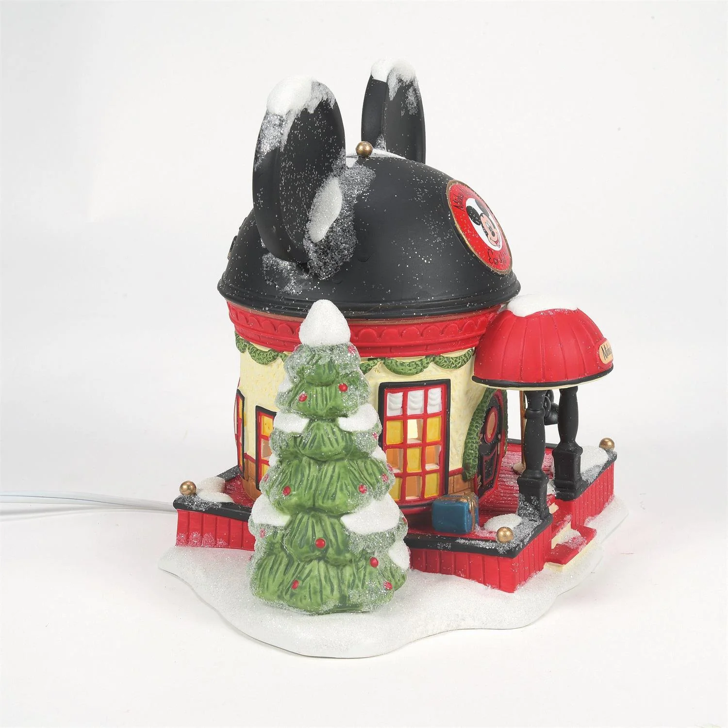 Disney Village - Mickey Mouse Ear Hat Shop Figurine - Image 2