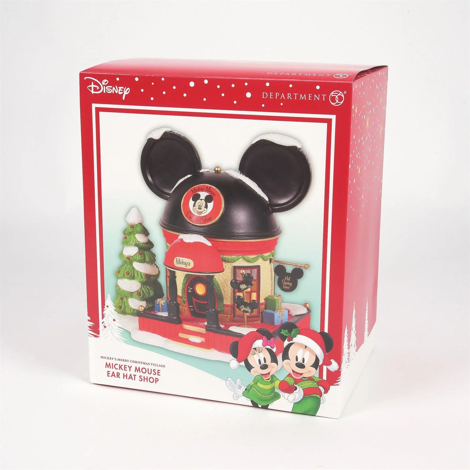 Disney Village - Mickey Mouse Ear Hat Shop Figurine - Image 4