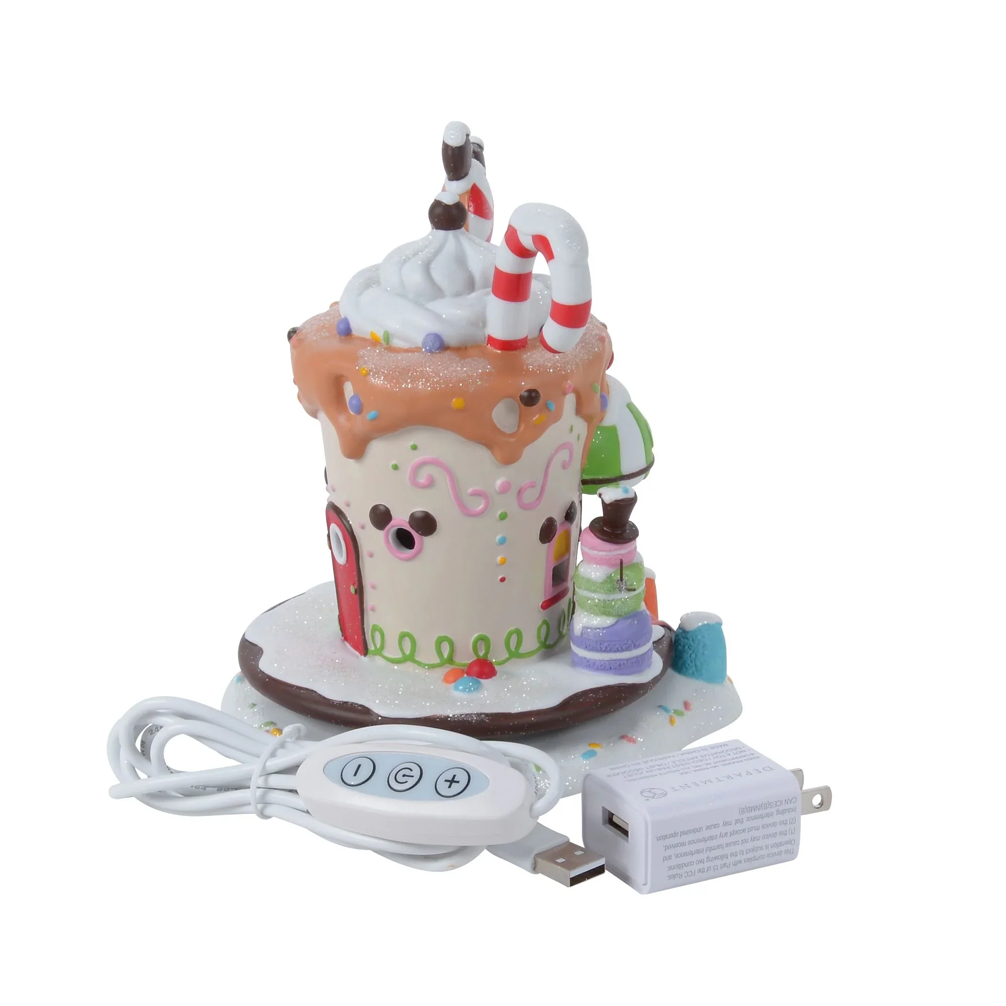 Disney Village - Mickey's Peppermint Cafe Figurine, 6.3" - Image 5