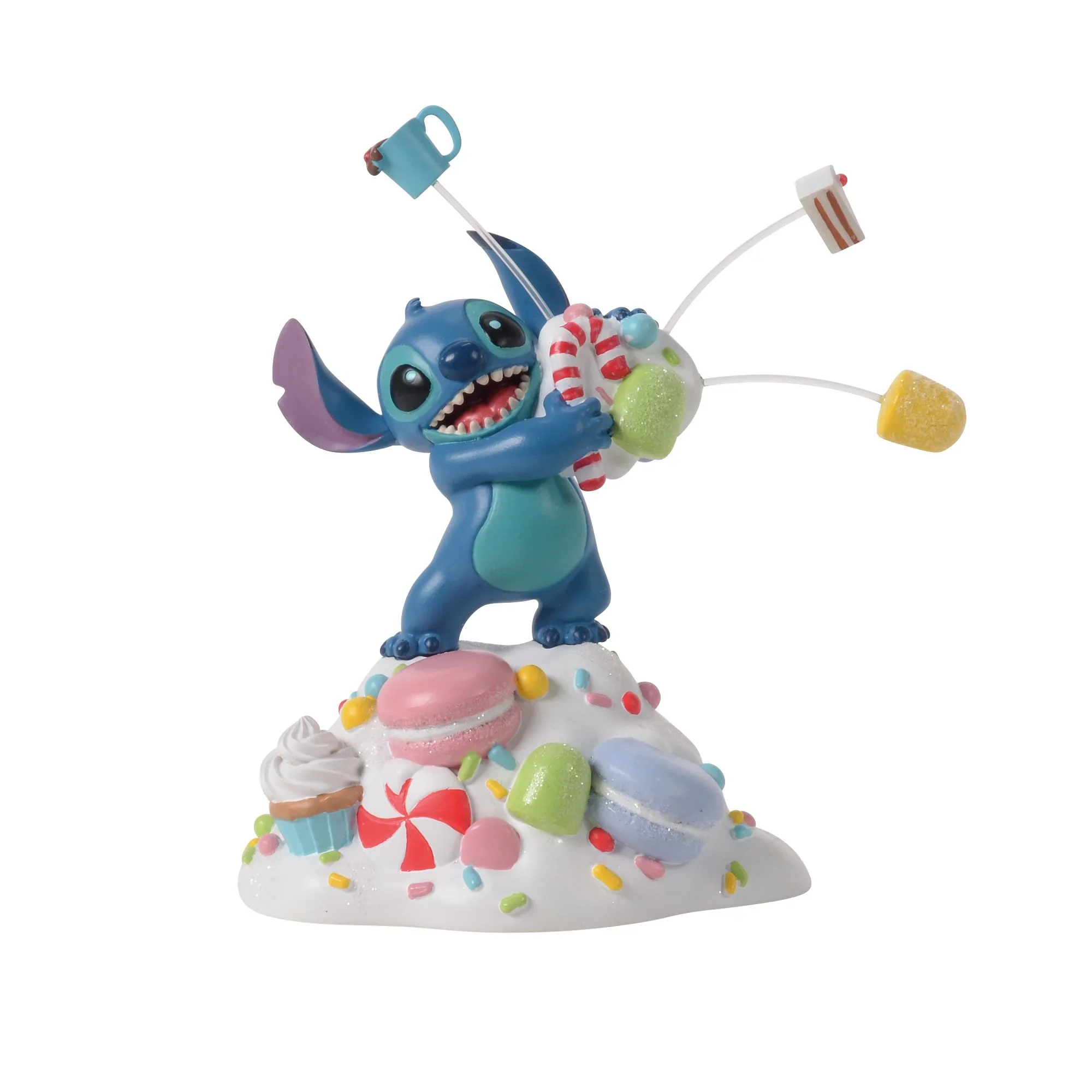 Disney Village - Stitch Orders It All Figurine, 3.74" - Image 2