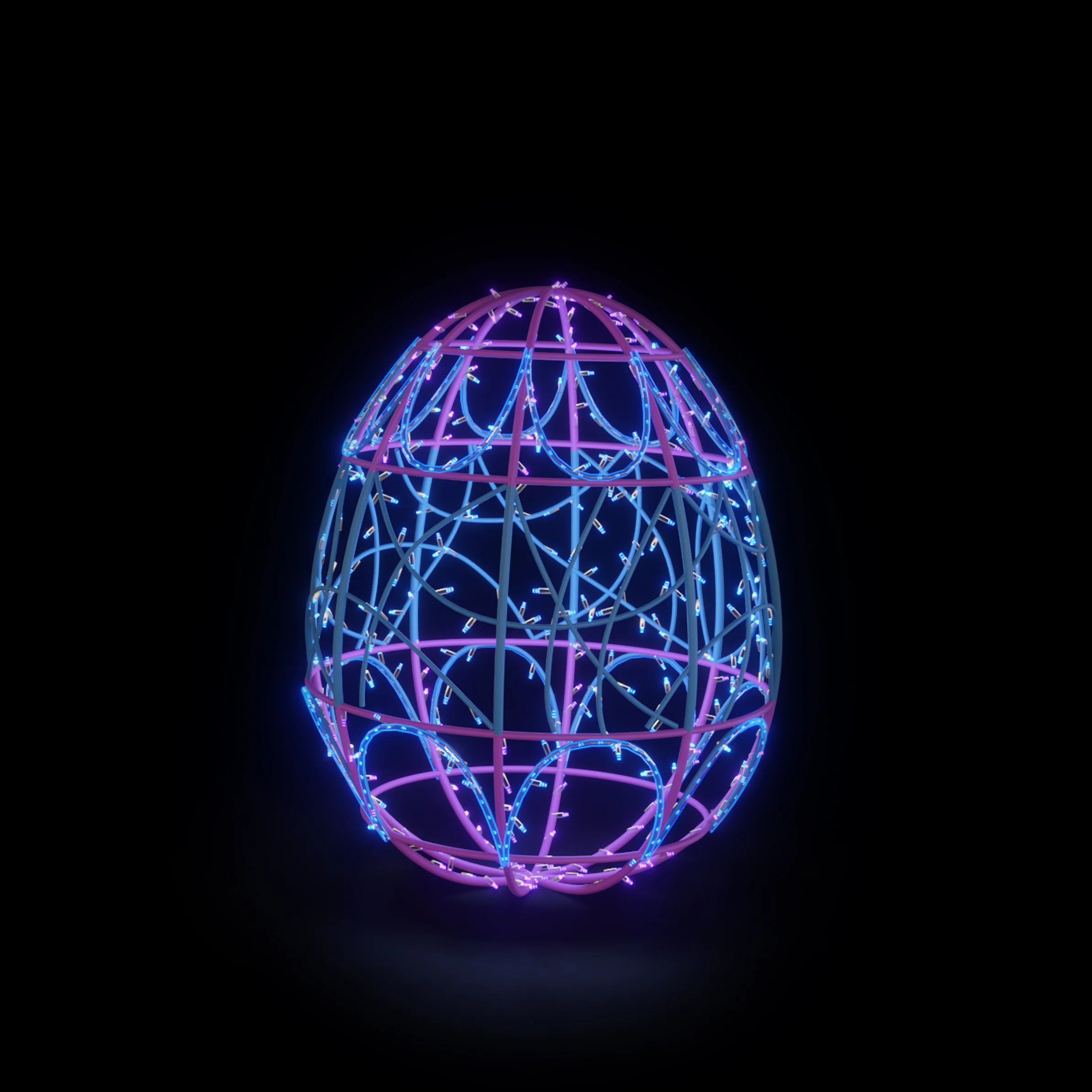 Easter Light Egg 3, LED Lit, 24"