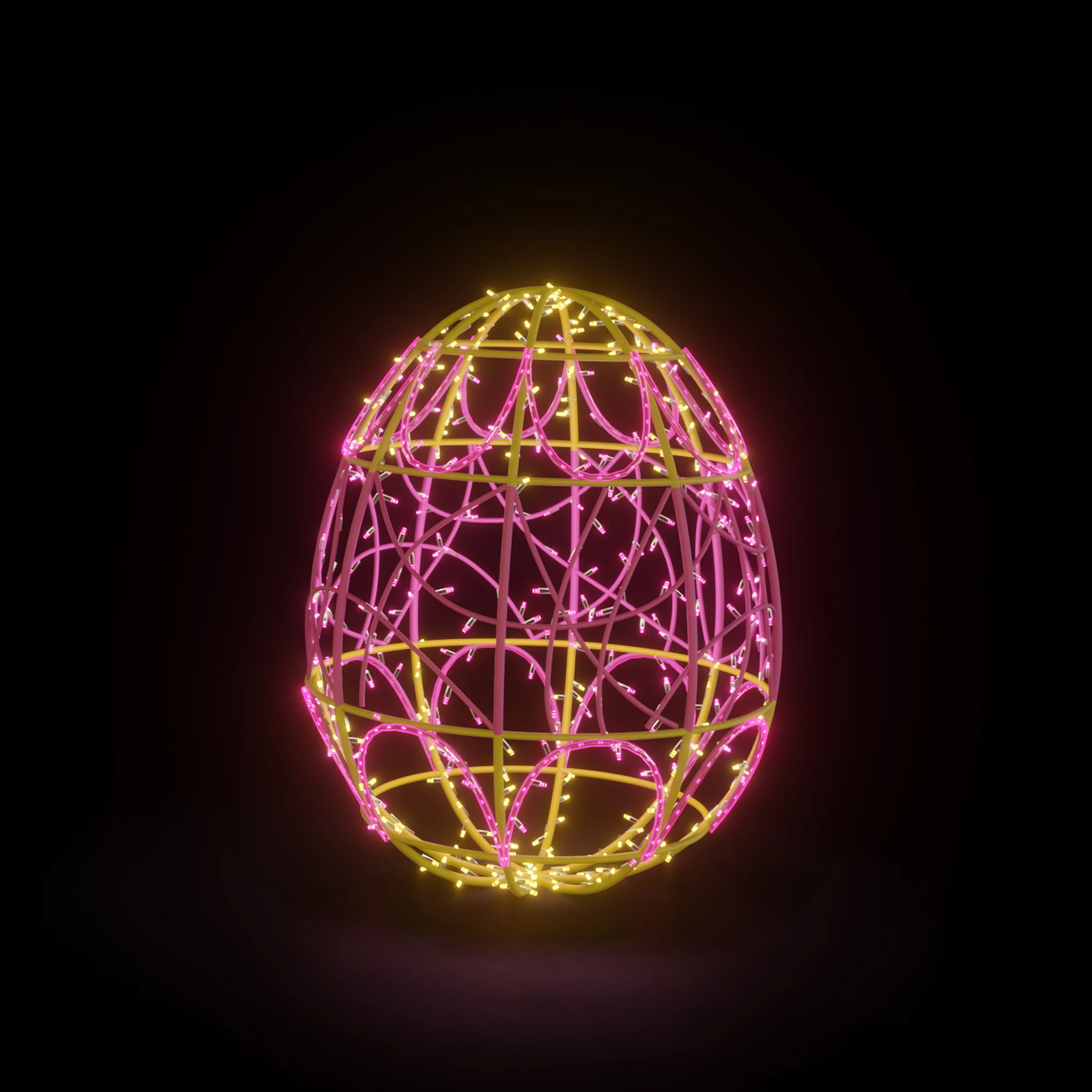 Easter Light Egg 3, LED Lit, 24" - Image 5