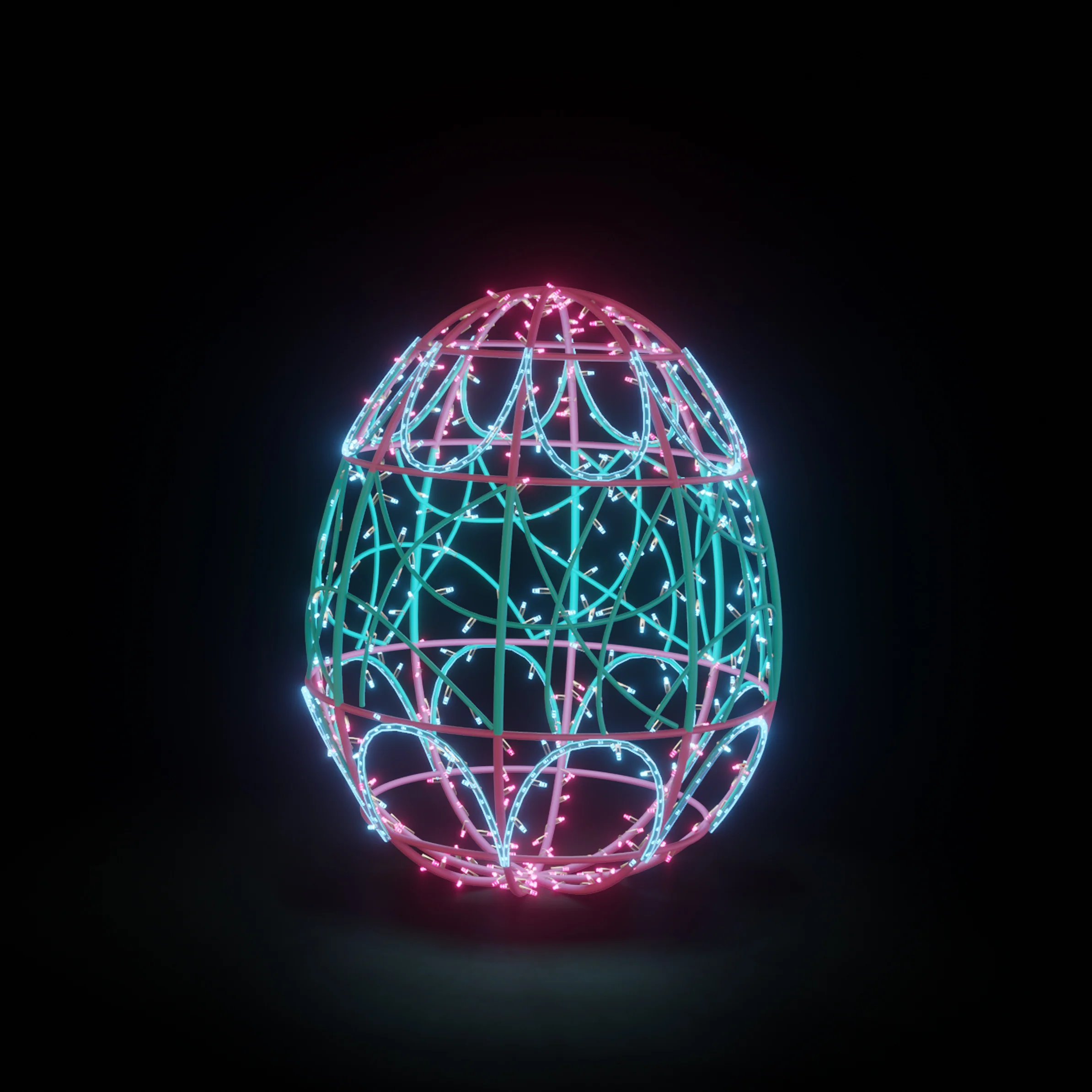 Easter Light Egg 3, LED Lit, 24" - Image 8