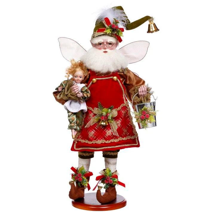 Eight Maids a-Milking Fairy on Base Figurine, 21"