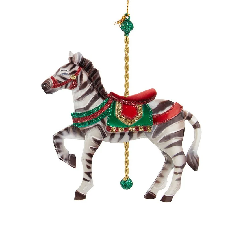 Elephant, Giraffe & Zebra Ornaments, 5-5.5" (3 styles - sold individually) - Image 2