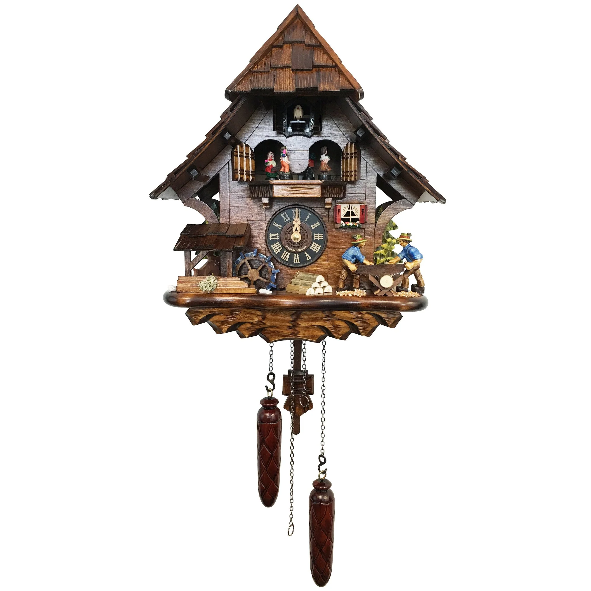 Engstler Battery-operated Cuckoo Clock, 13.5"