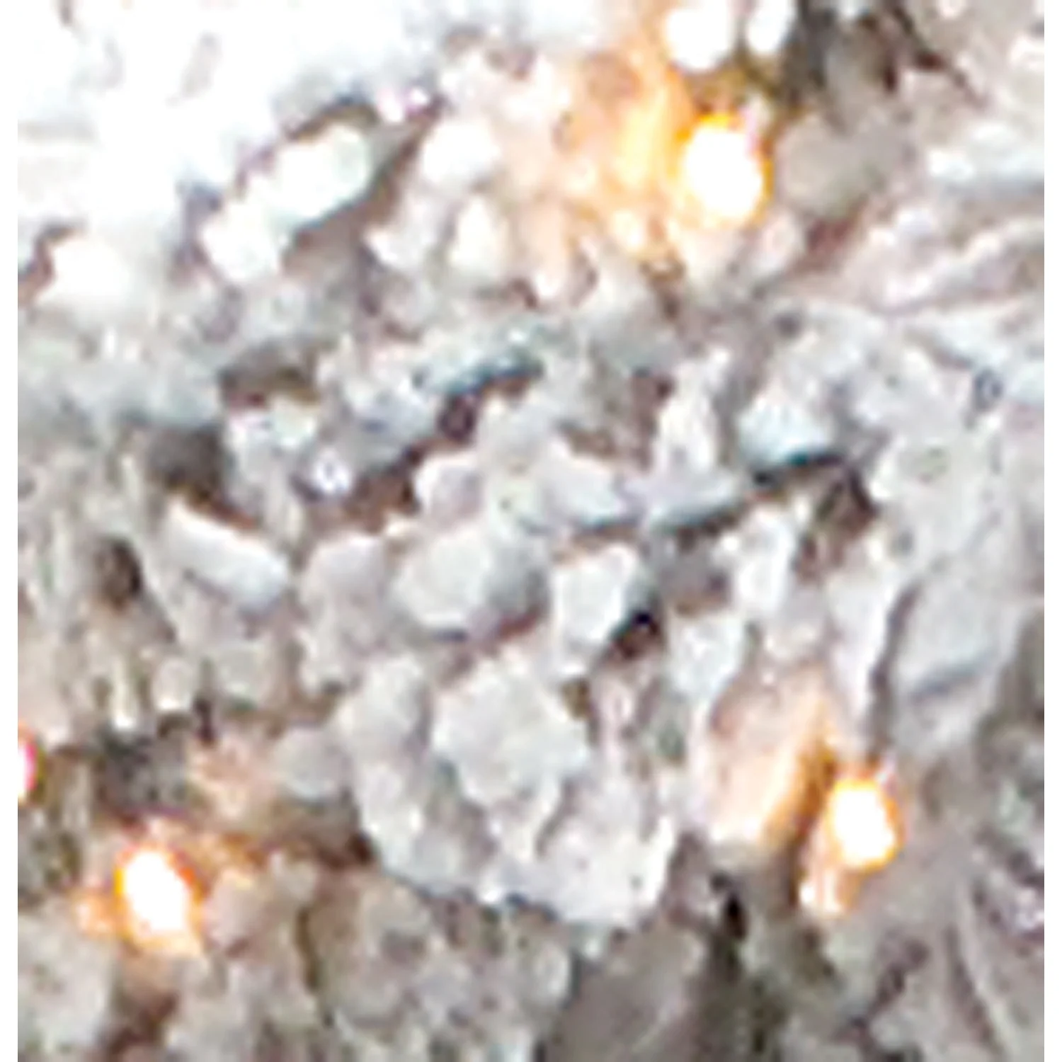 Flocked Tree w/Burlap Base, 100 Clear Bright Lights, 48" - Image 3
