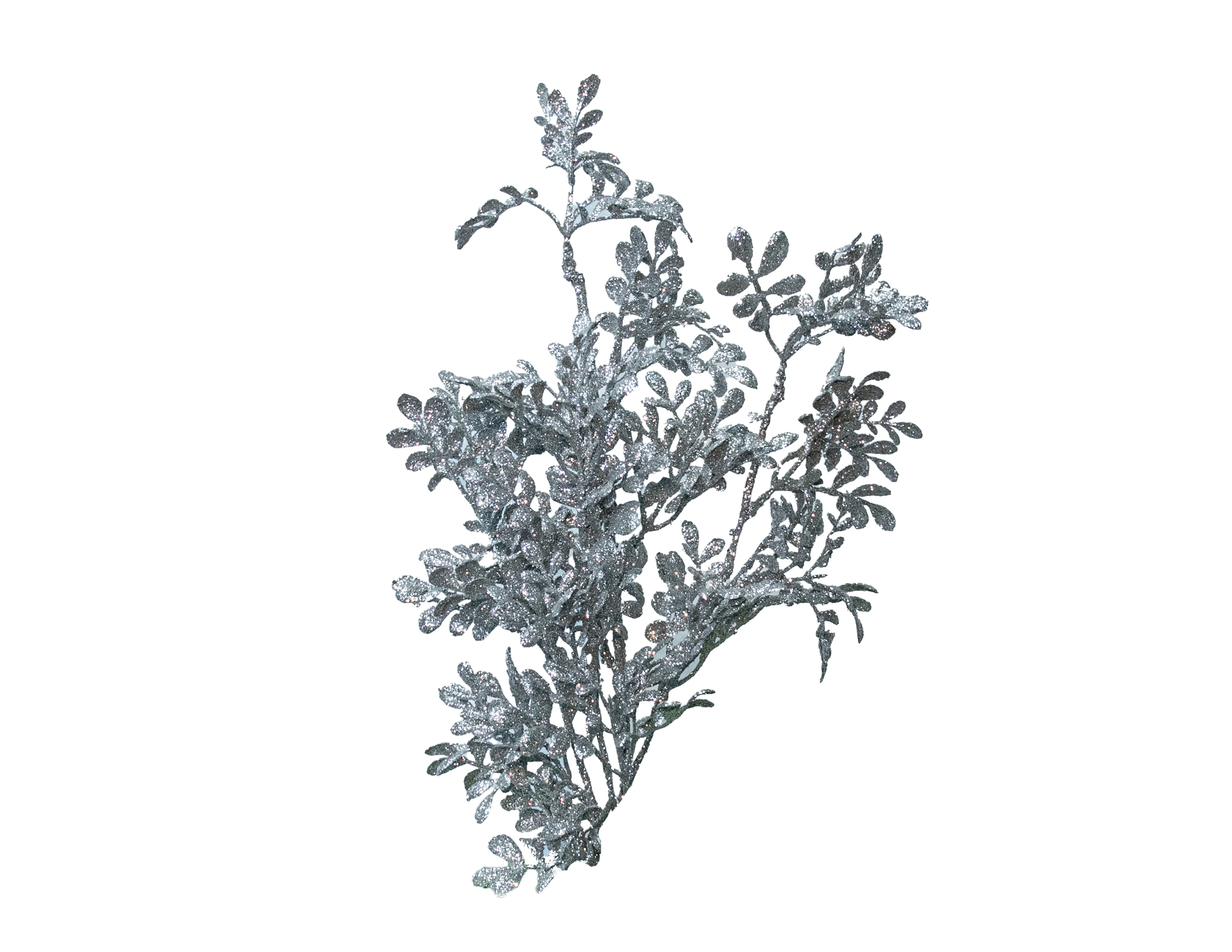 Floral Spray, Silver, 34"