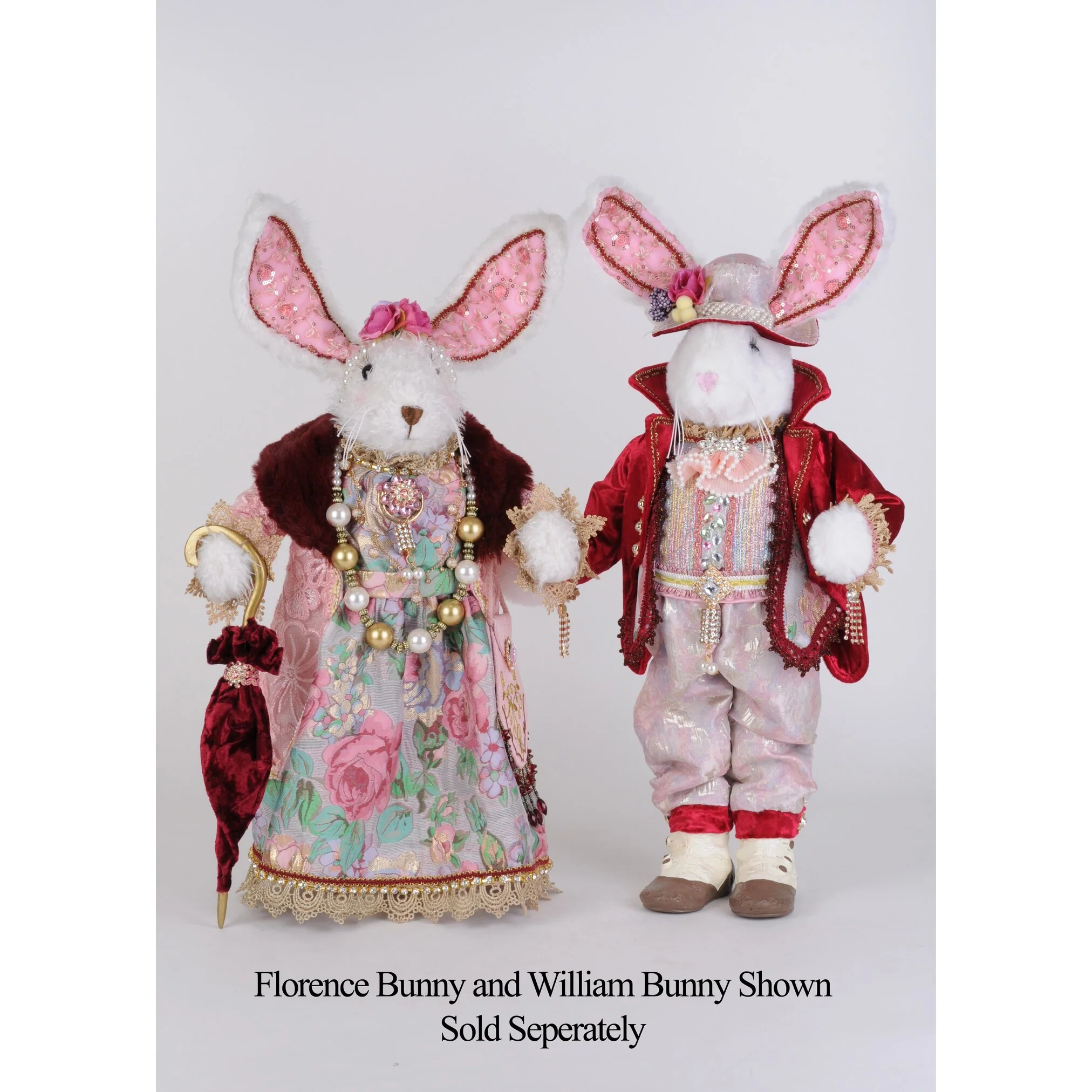 Florence Bunny Figure, 22" - Image 4