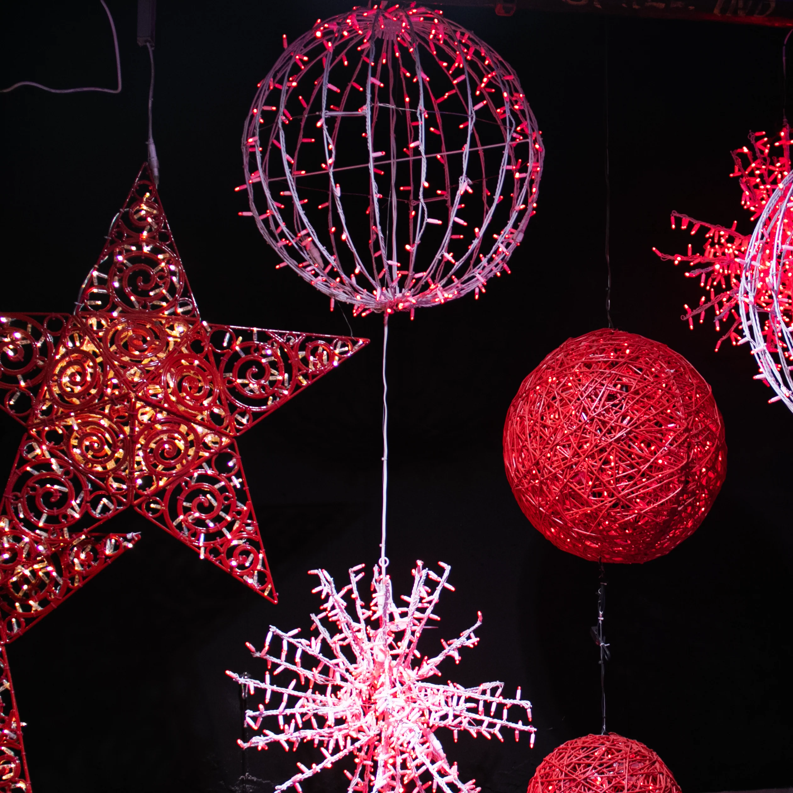 Large Foldable Meridian, LED Lit (Red), 31" - Image 2