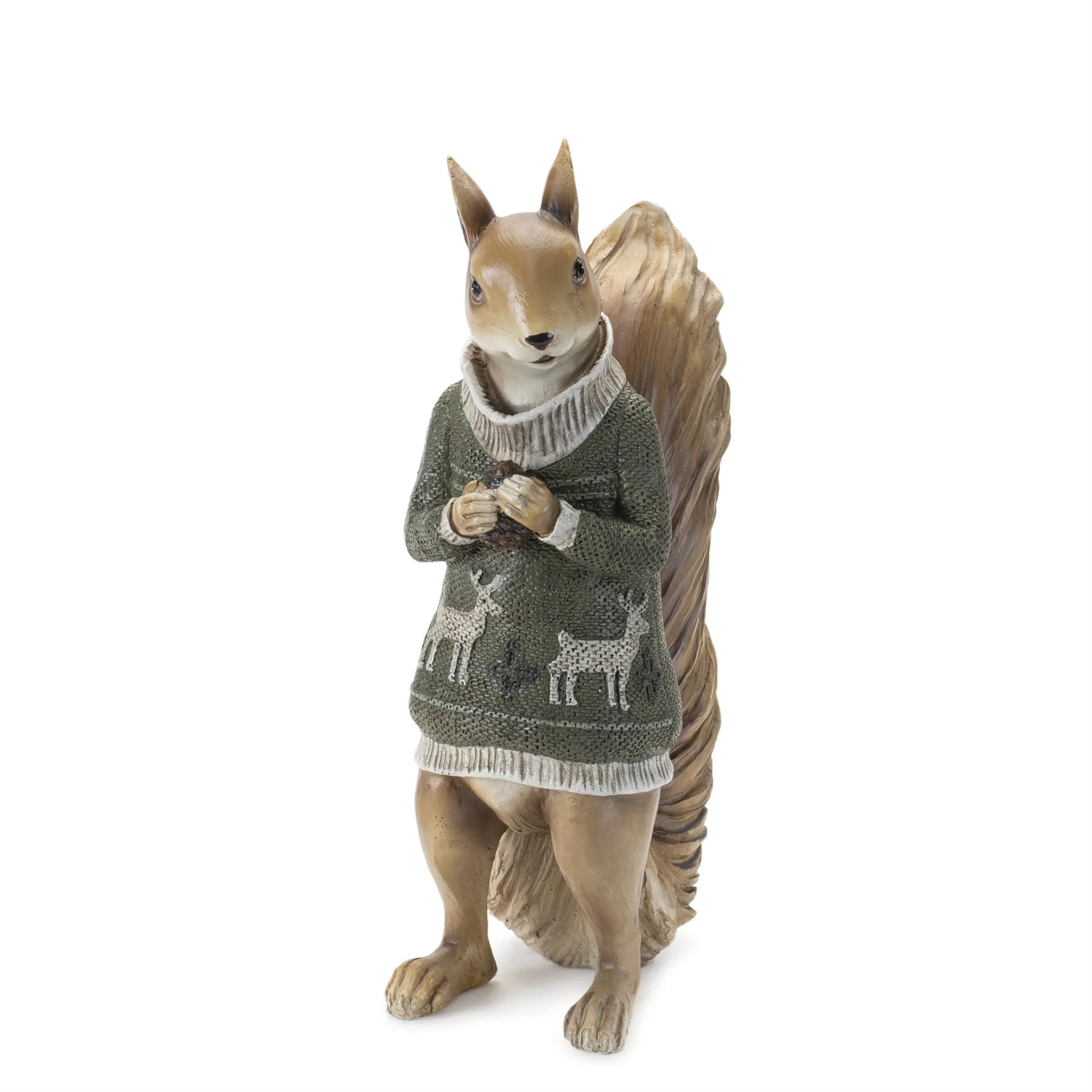 Fox/Moose/Squirrel w/Sweater Figurine, 10 - 12" (3 styles - sold individually) - Image 6