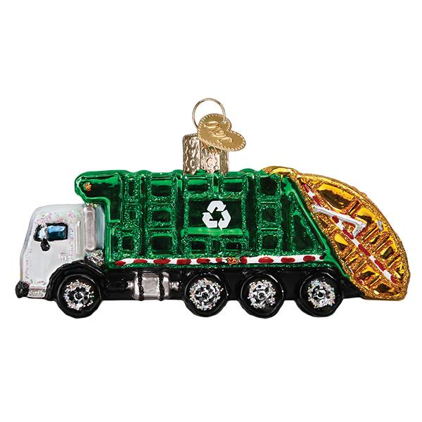Garbage Truck Ornament - Image 2