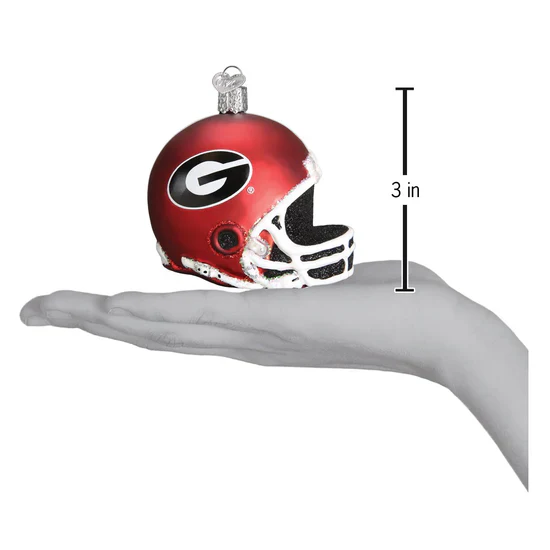 Georgia Helmet Ornament, 3" - Image 3