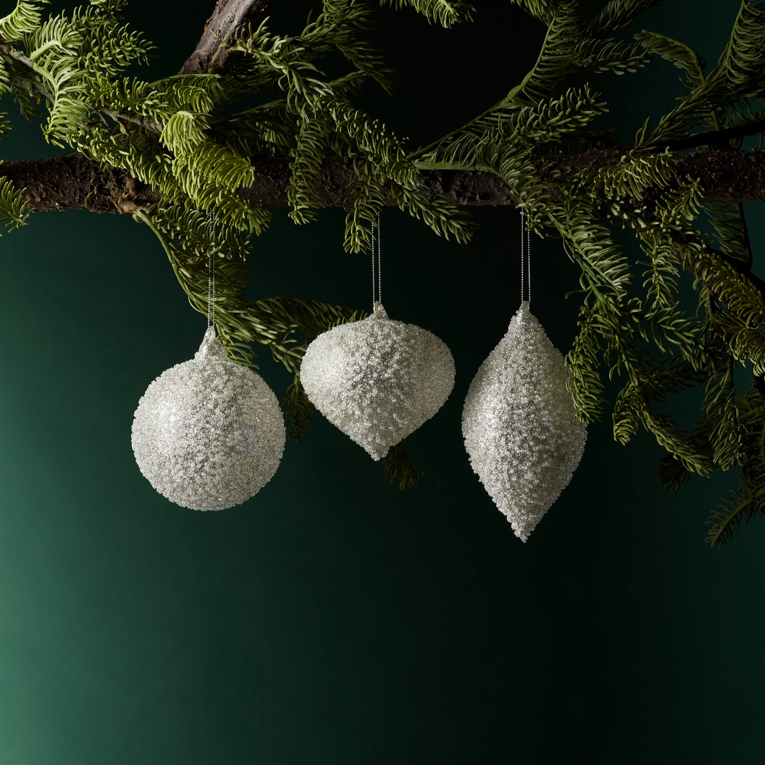 Glass Ornament, 4.25" - 6.5" (3 styles - sold individually) - Image 5