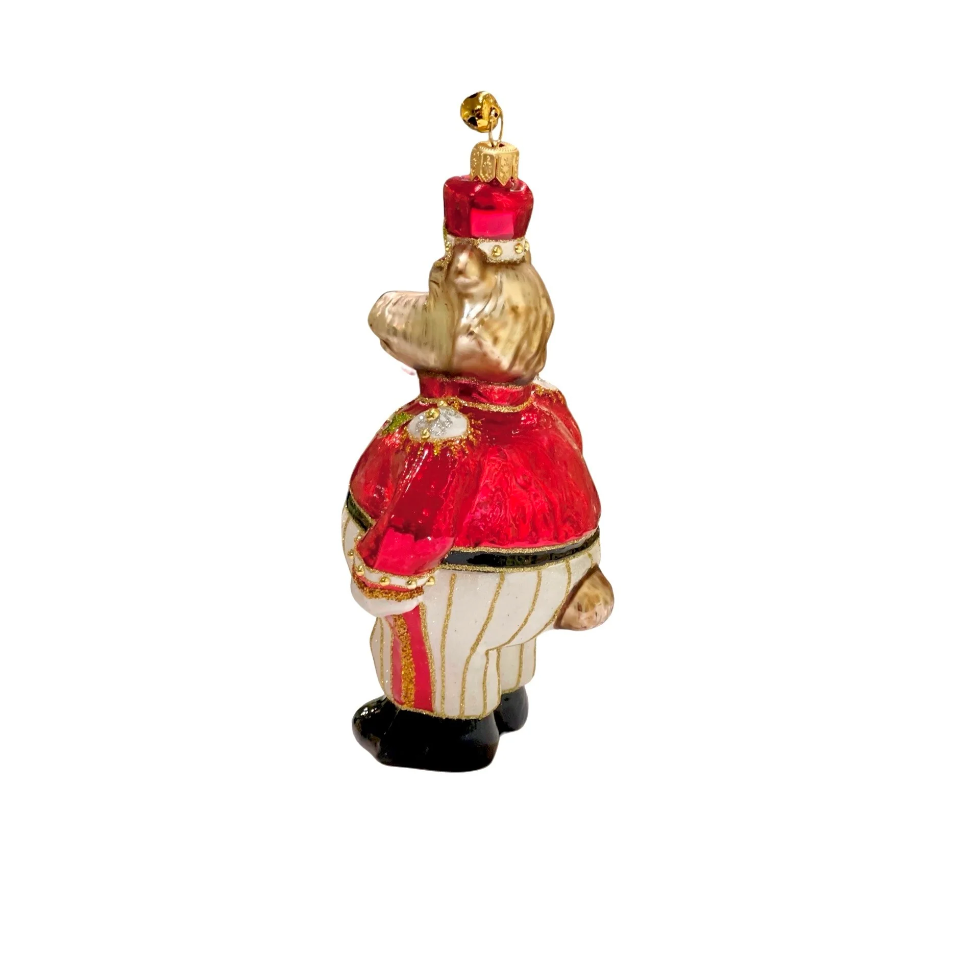 Glass Sergeant Bear Major Grizzly Ornament, 6.5" - Image 5