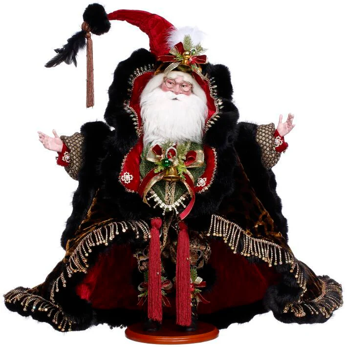Glitz and Glam Santa Figurine, 25"