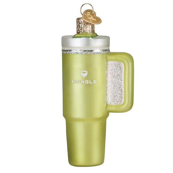 Green Kringle Cup Ornament - Image 2