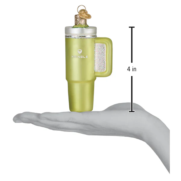 Green Kringle Cup Ornament - Image 4