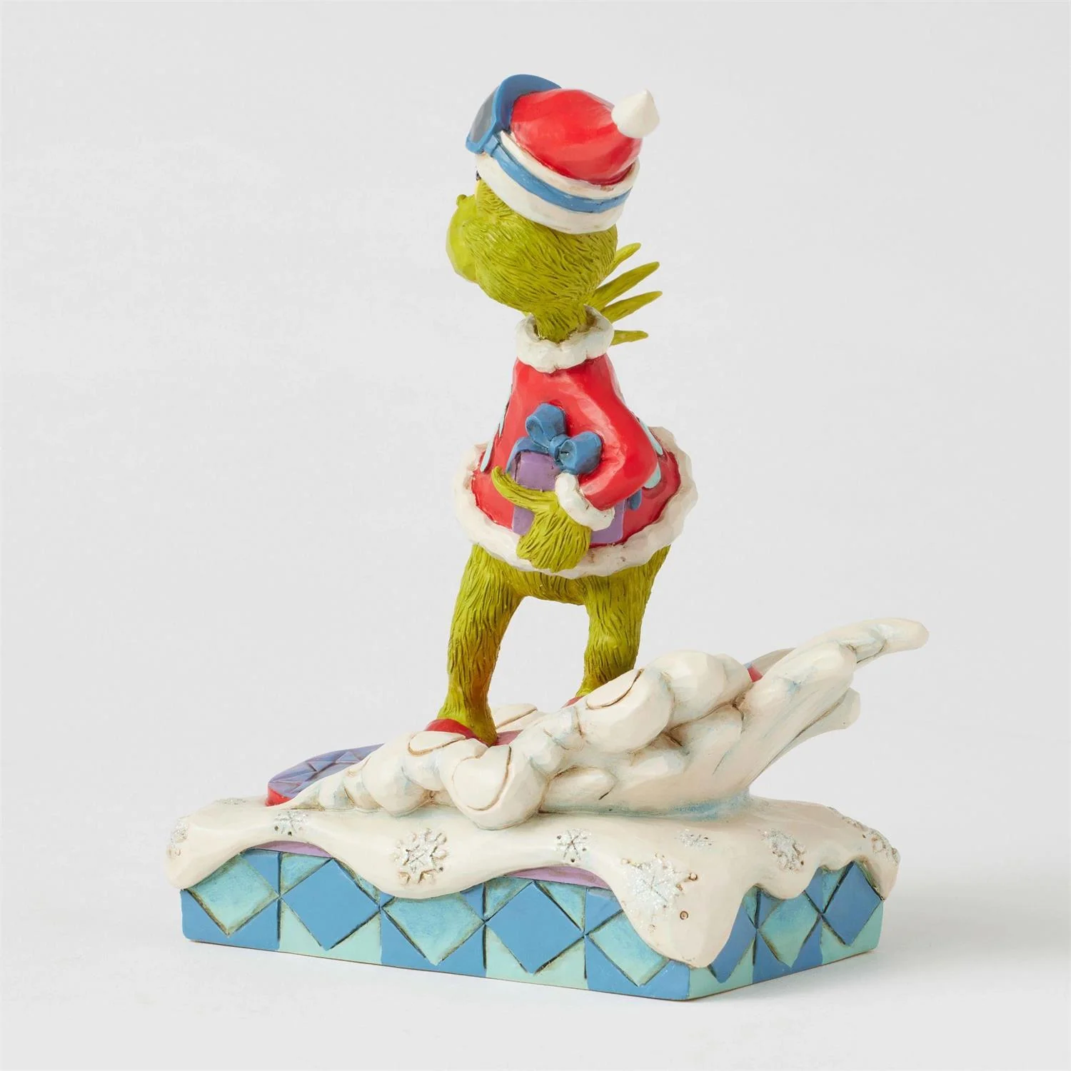 Grinch Snowboarding Figurine - Image 2