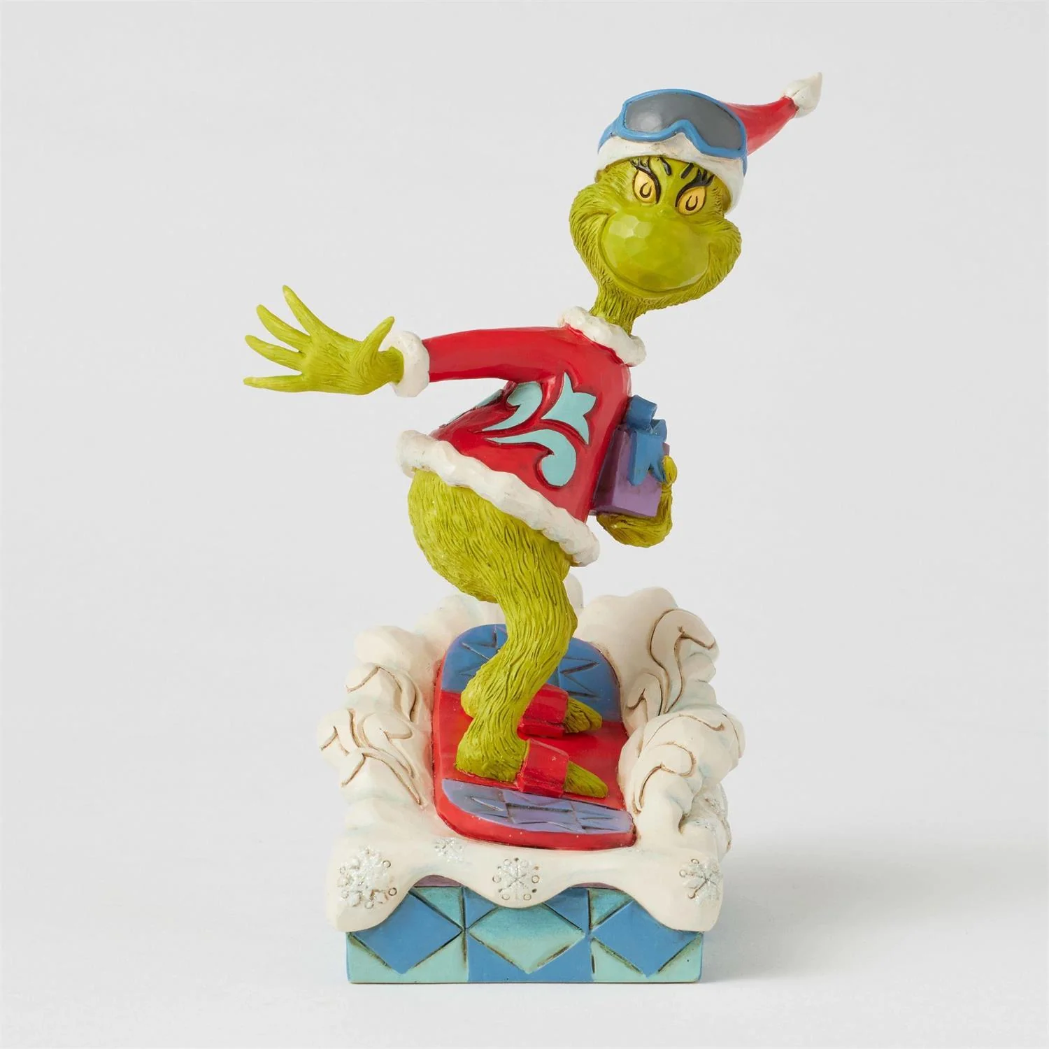 Grinch Snowboarding Figurine - Image 6