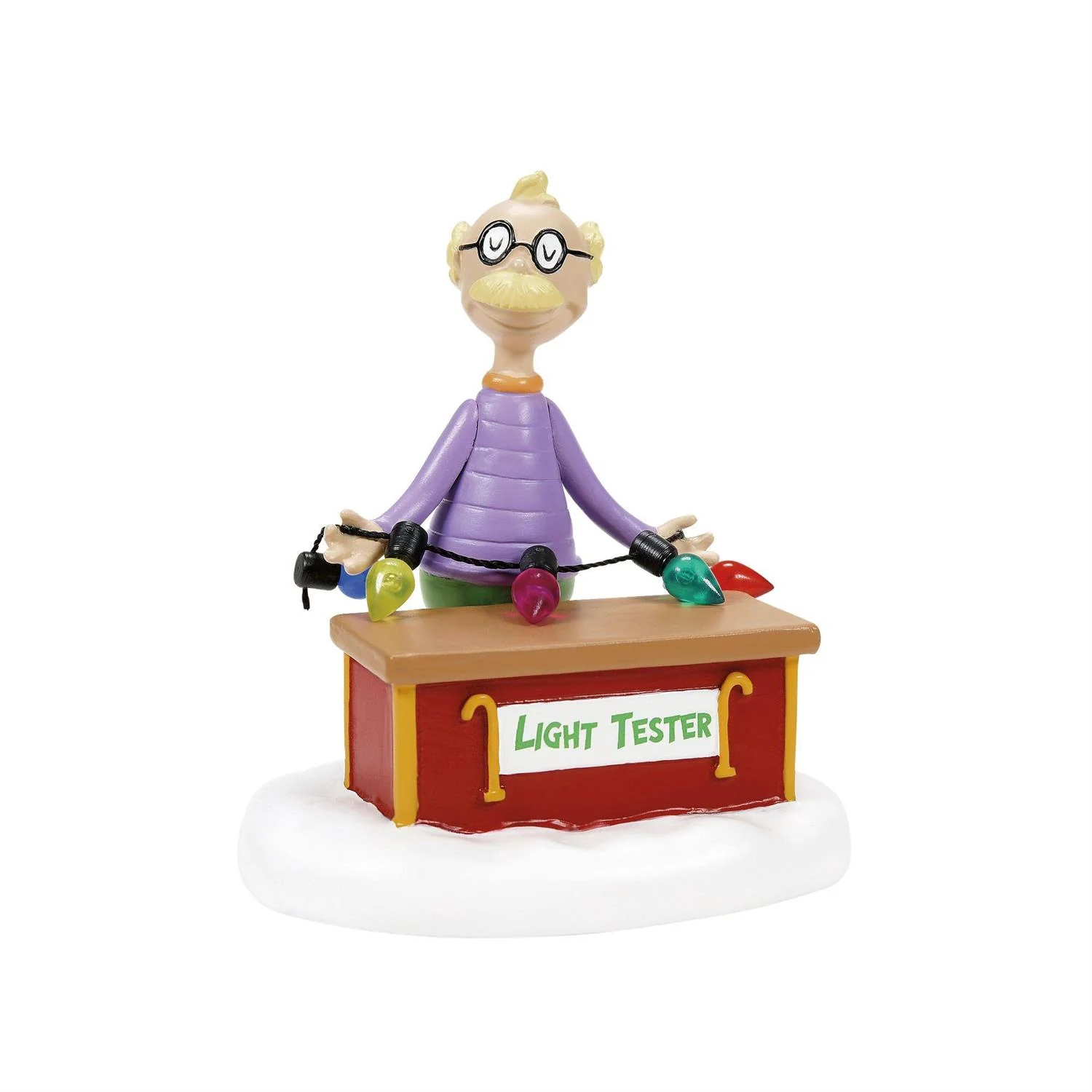 Grinch Village - Who Lightbulb Tester Figurine