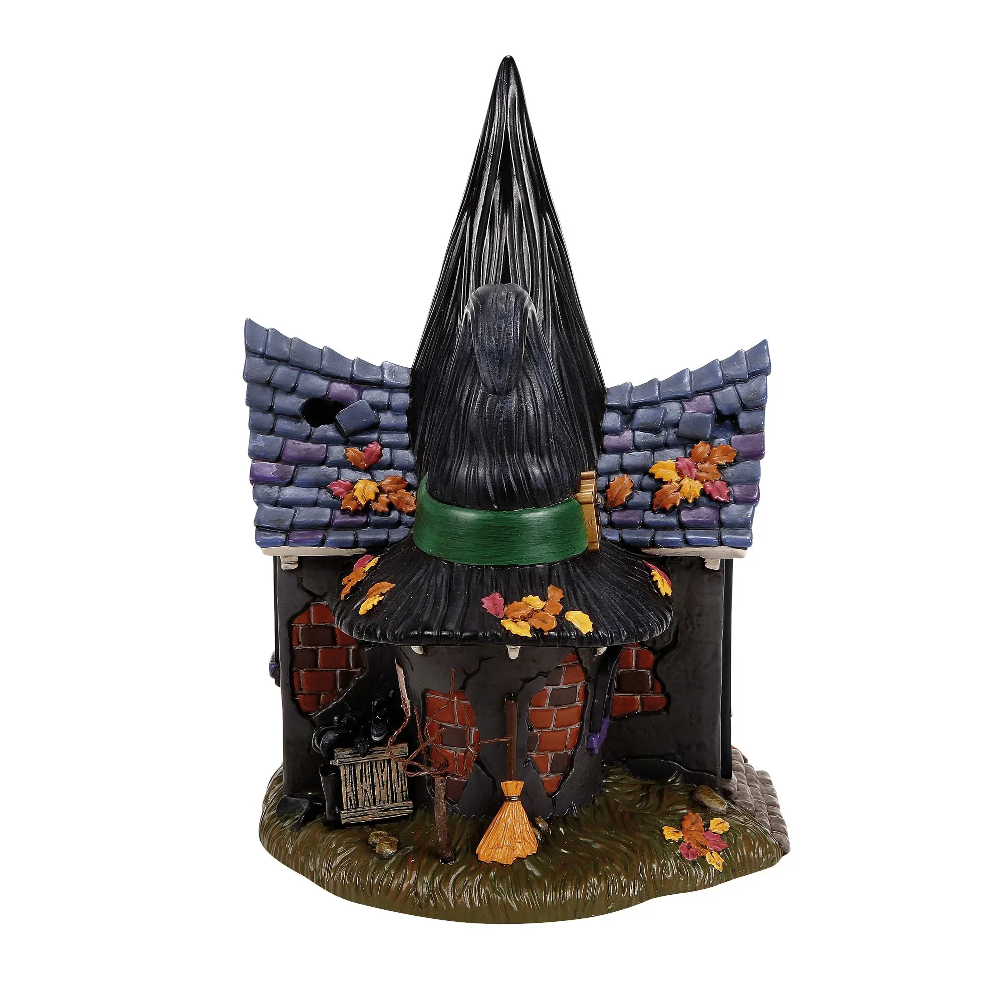 Snow Village Halloween - 50th Temple of Enlightened Hag Figurine, 10.24" - Image 4