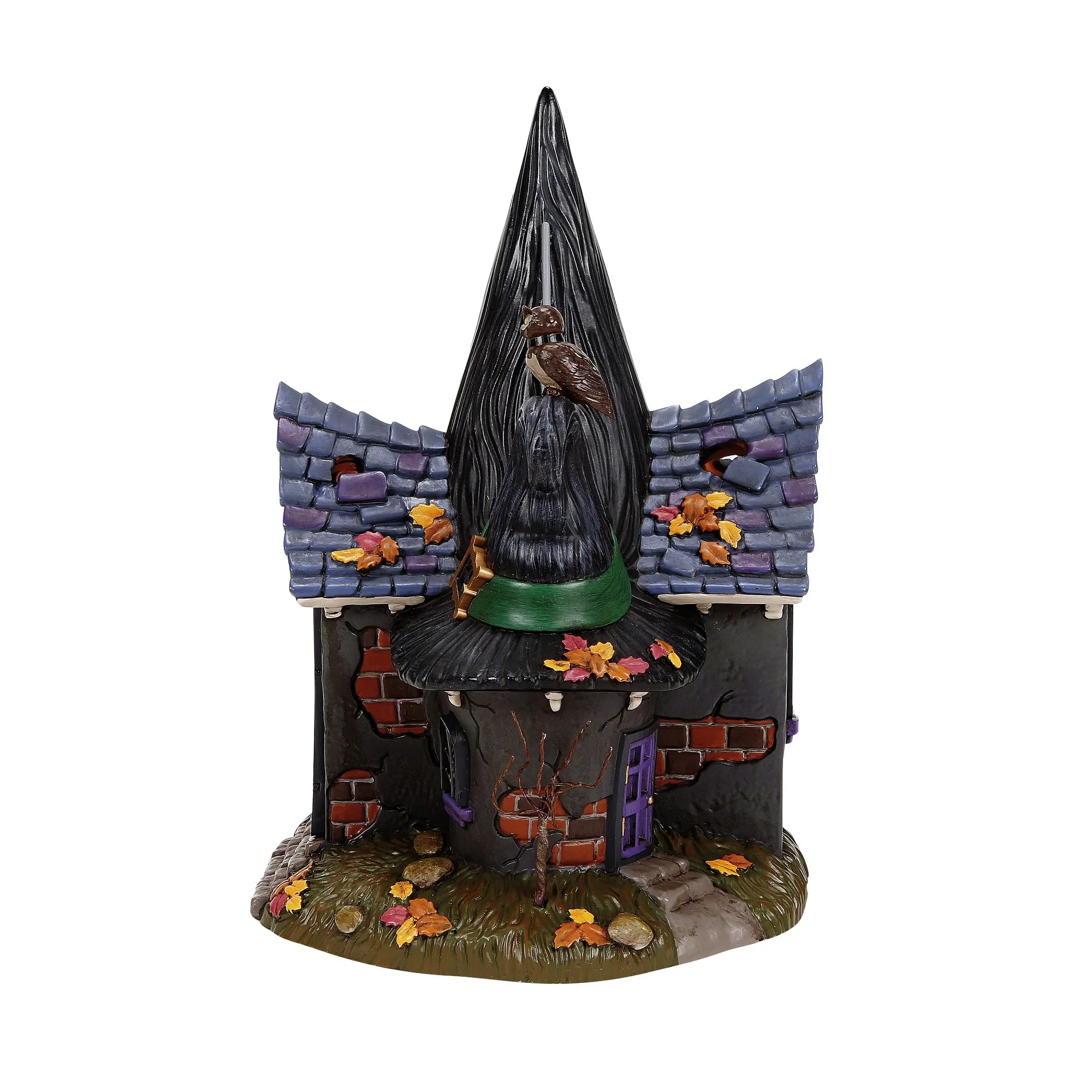 Snow Village Halloween - 50th Temple of Enlightened Hag Figurine, 10.24" - Image 6