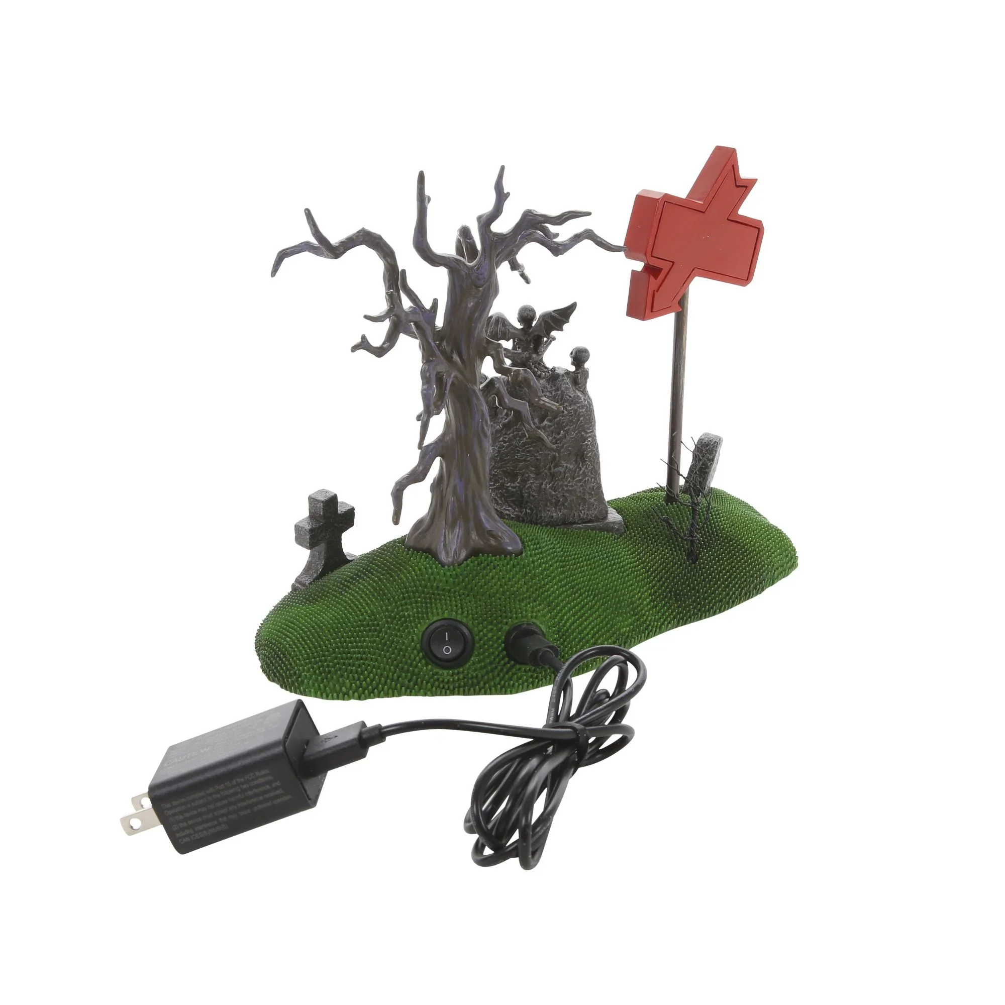 Hot Properties Village - Beetlejuice Cemetery Plot Figurine, 6.77" - Image 2