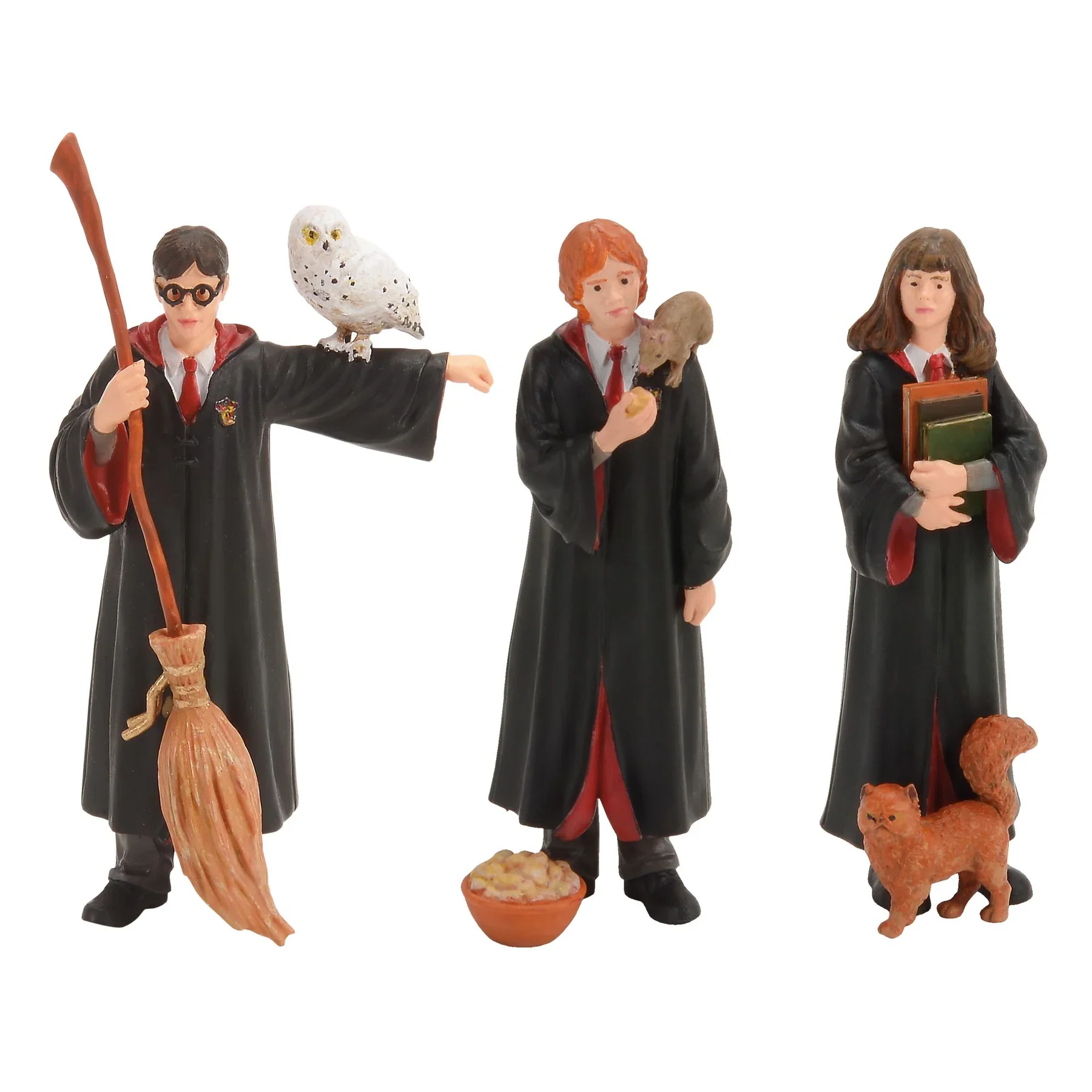 Harry Potter Village - Gryffindor Trio Figurines, 3.27" (Set of 3)