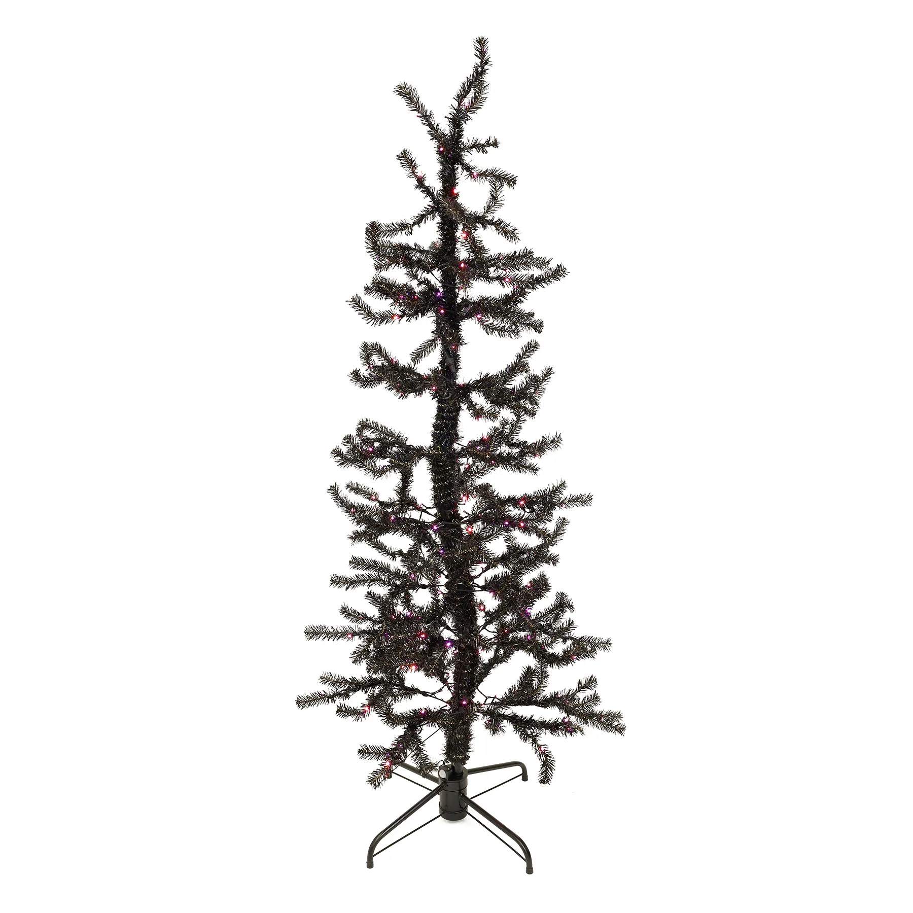 Haunted Hollow Animated Spooky Tree W/ Music, 160 Lights, 72" (Orange & Purple)