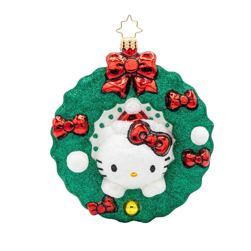 Hello Kitty's Holiday Wreath Ornament