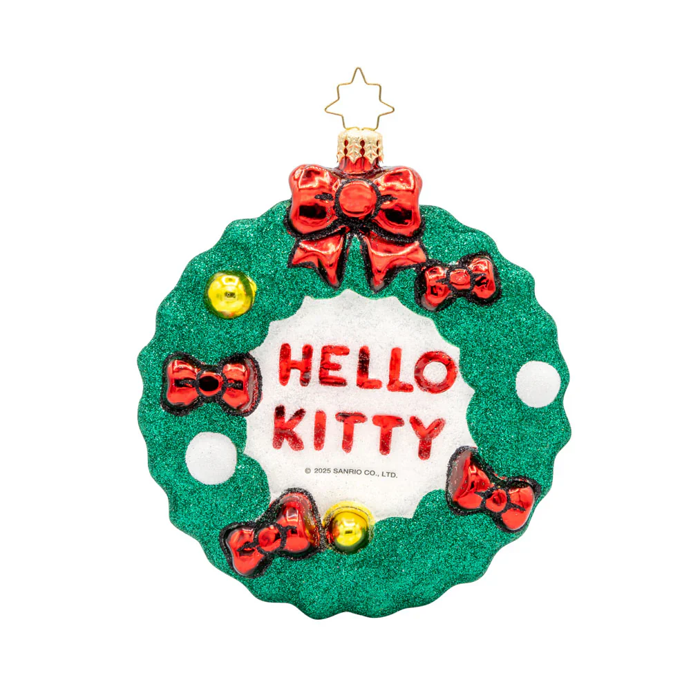 Hello Kitty's Holiday Wreath Ornament - Image 3