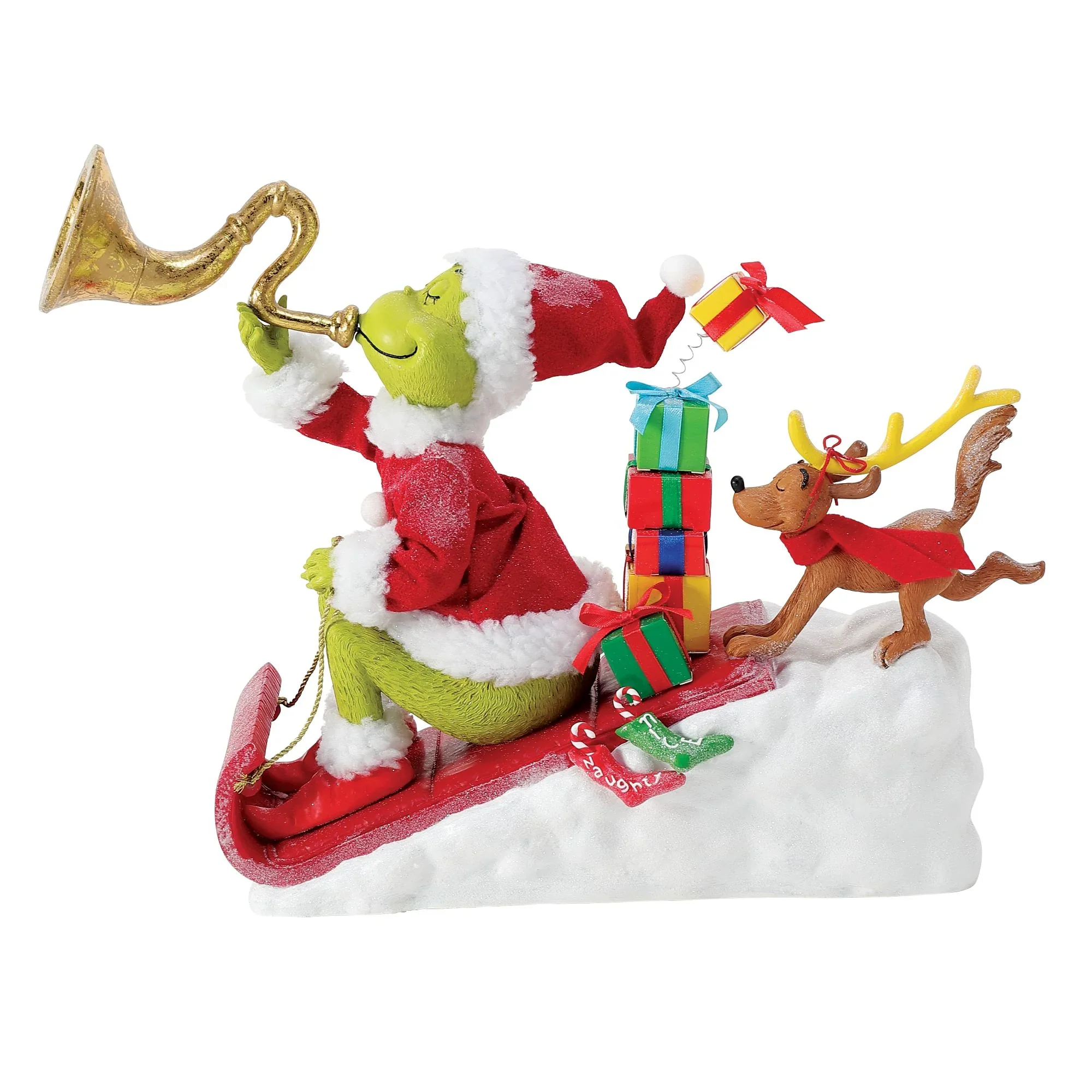 Here Comes the Grinch Figurine, 11" - Image 2